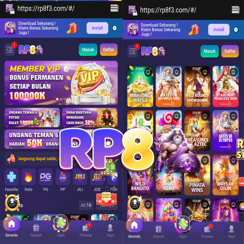 RP8 - rp8 Platform Slot Online dengan Pengalaman Bermain Terbaik